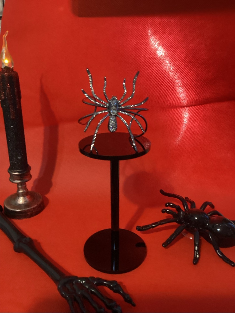 50% Off! 3 Days ONLY! NWOT- Gunmetal Spooky Spider Bracelet
